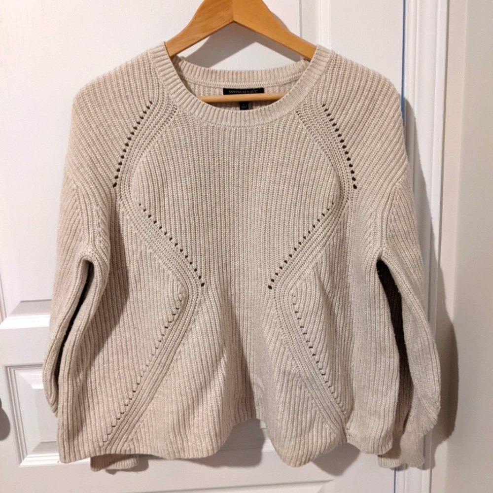 Oatmeal Banana Republic knit